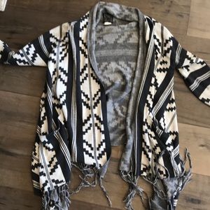 Billabong print cardigan